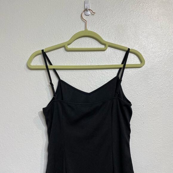 Missguided Black V-Neck Cami Mini Slip Dress Sz 6 NWT - Picture 7 of 10